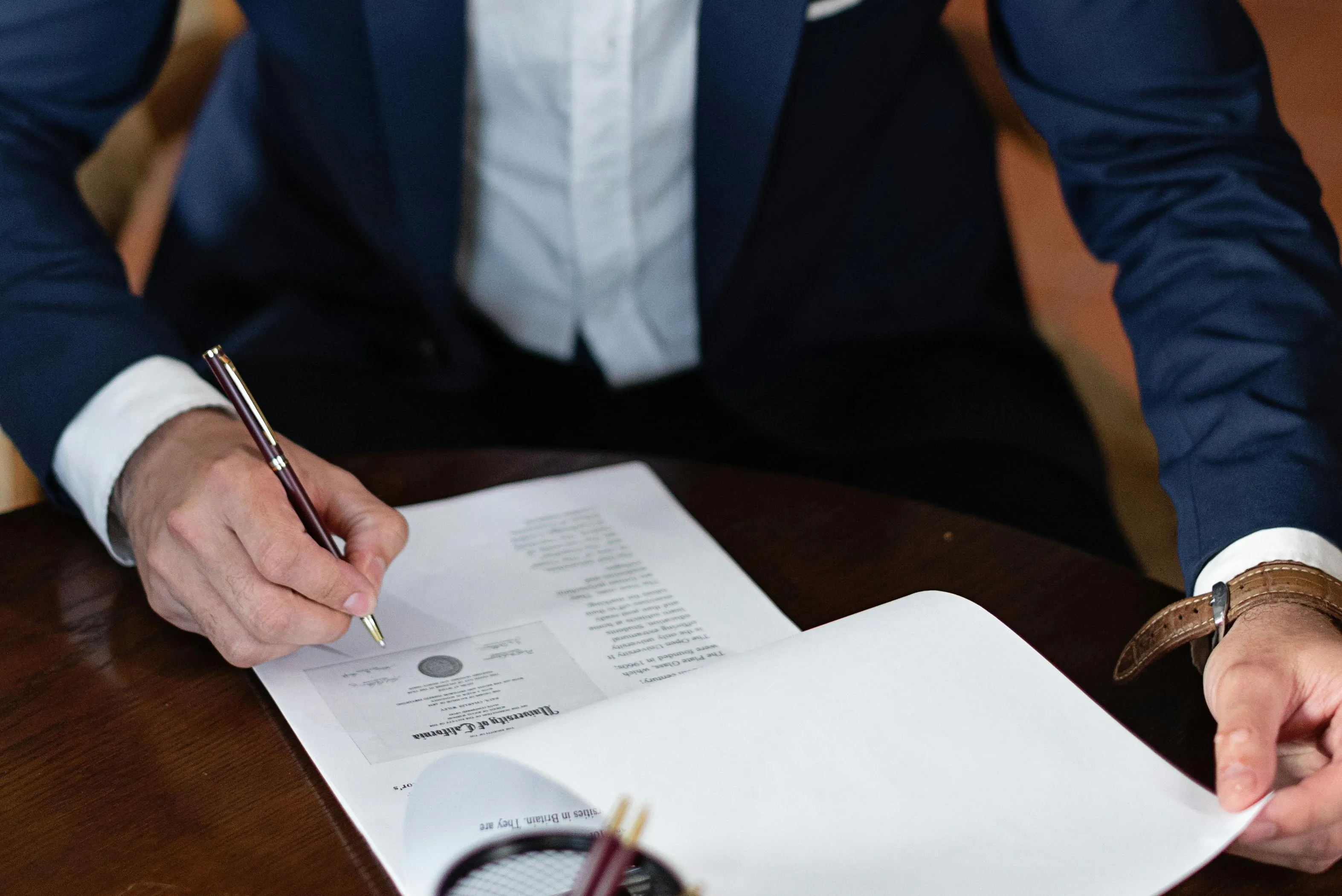 A legal team reviewing aviation documentation